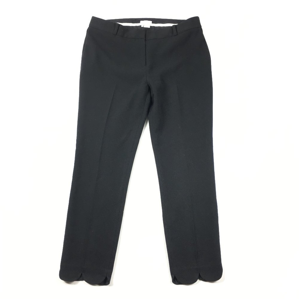 Kate Spade Jackie Scalloped Hem Capri Pants